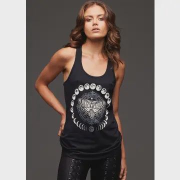 Moon Phase Snake Tank Top