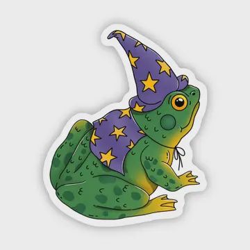 Big Moods Stickers, Name: Magical Frog