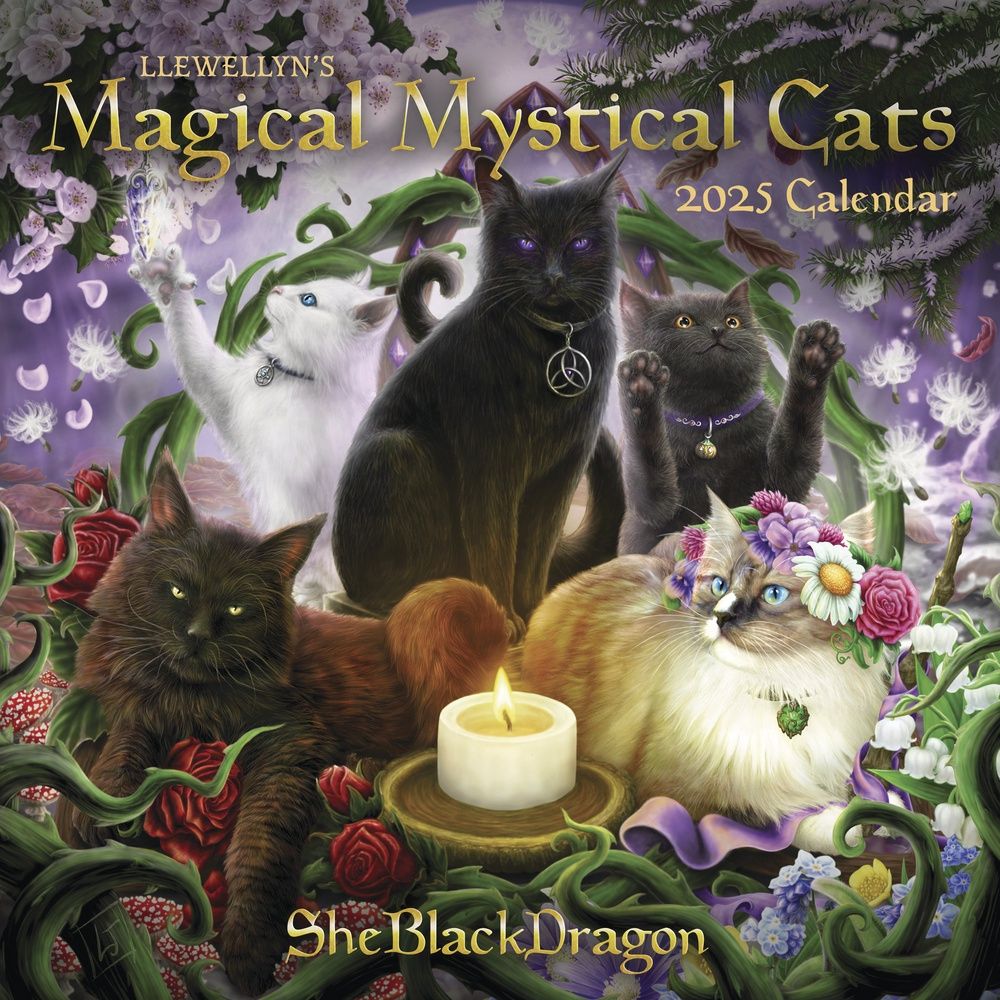 Llewellyn&#39;s 2025 Calendars, Name: Llewellyn&#39;s 2025 Magical Mystical Cats Calendar