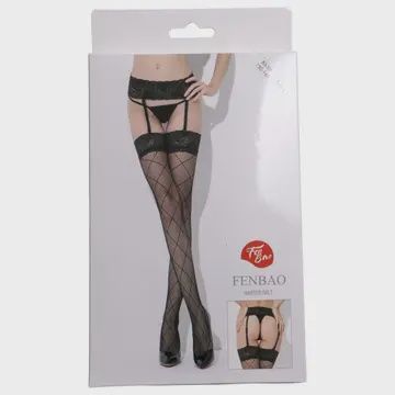 Fishnet Garter Stockings