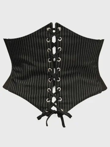 Pinstripe Corset Belt Cinchers