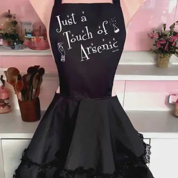 Retro, Gothy and Witchy Aprons, Name: Just A Touch of Arsenic