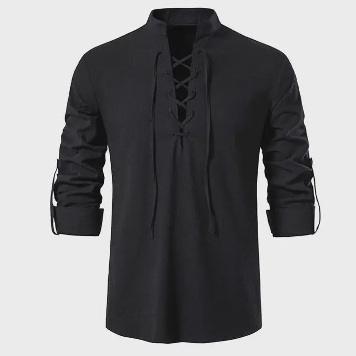 Medieval  Long Sleeve Shirt Black