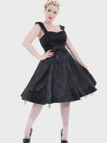 Byzantine Dress in Black