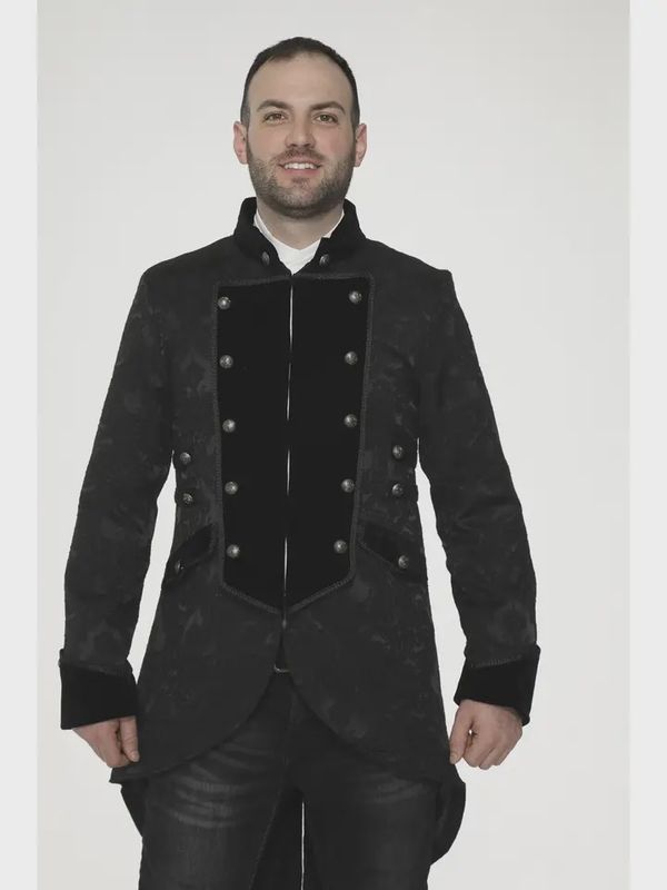 Black Pirate Coat