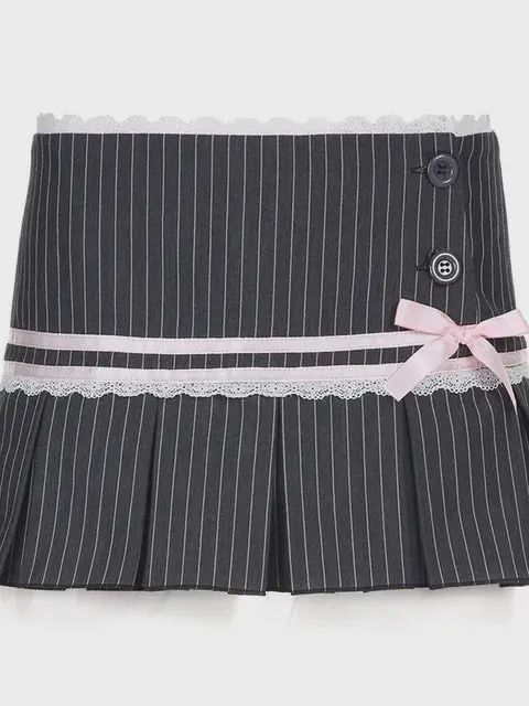 High Waist Bandage Mini Skirt Dark Gothic Punk Emo Alt Club Wear