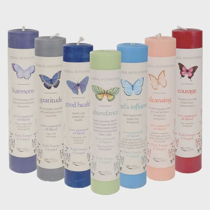 7&quot; Herbal Intention Candles