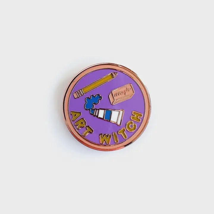 Witch Enamel Pin Merit Badges