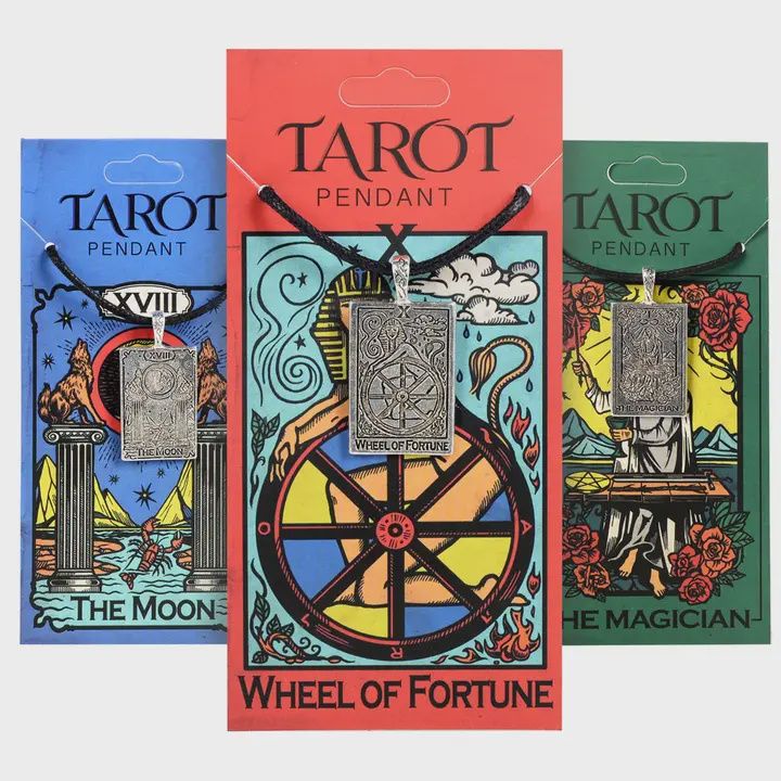 Tarot Necklace On A Cotton Cord