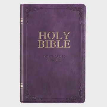 Faux Leather King James Bibles, Colour: Pink Faux Leather KJV