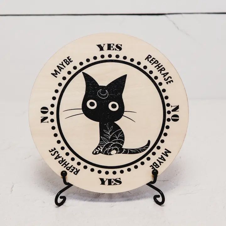 Cat Moon Forehead Pendulum Board