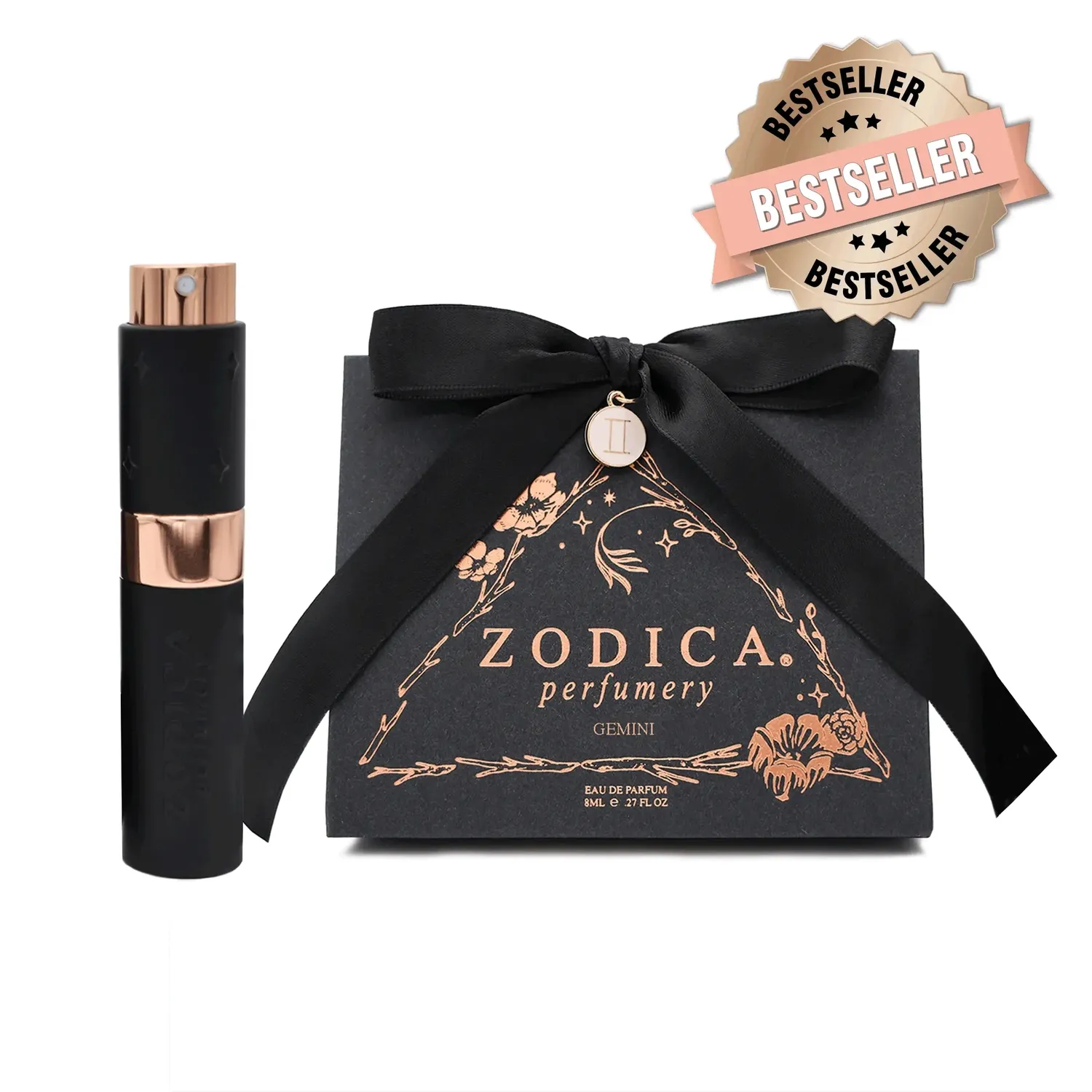 Zodiac Perfume Twist &amp; Spritz Travel Spray Gift Set 8ml