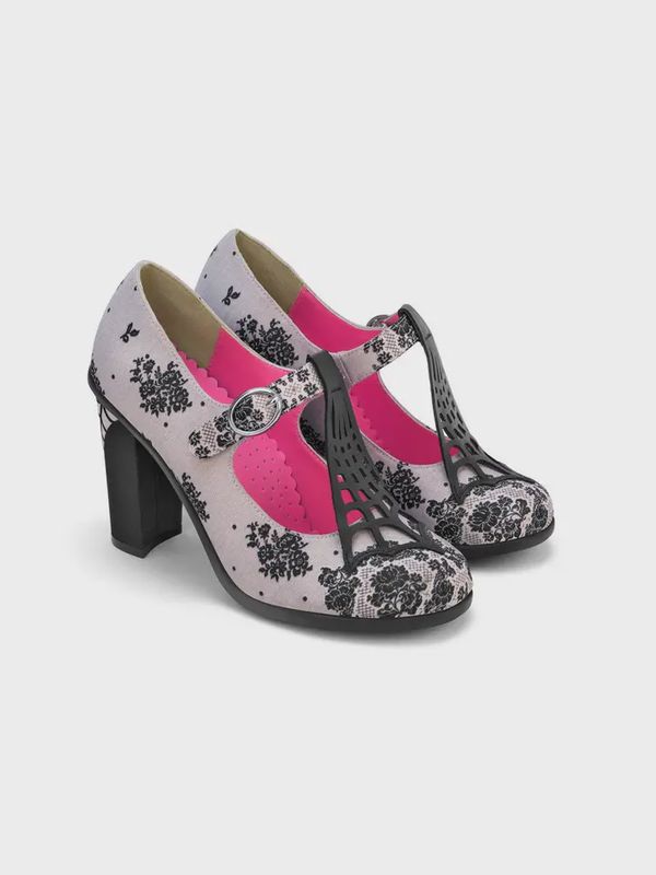 Chocolaticas® High Heels Spider Web Women&#39;s Mary Jane Pump