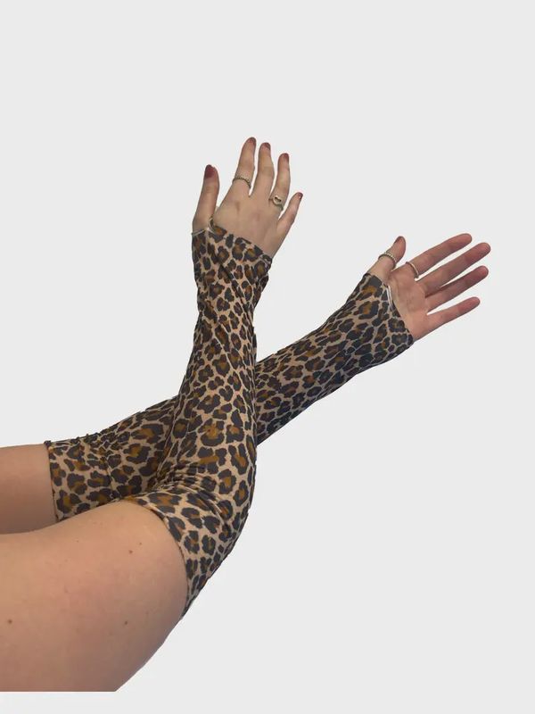 Leopard Printed Gloves
