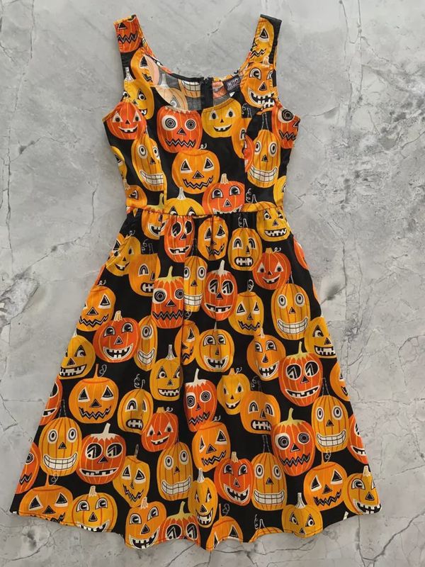 Jack-o-Lanterns Fit &amp; Flare Dress