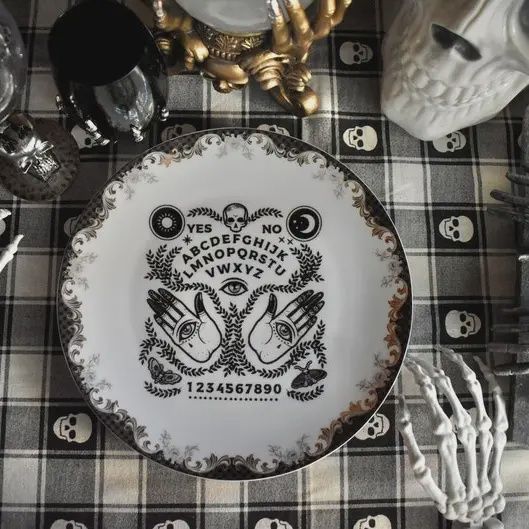 Ouija Board Planchette Salad Plate