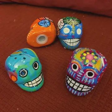 Mini Skull Salt &amp; Pepper Shaker