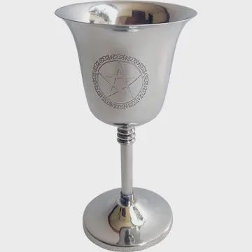 Chalice Stainless Steel W/Print Pentacle