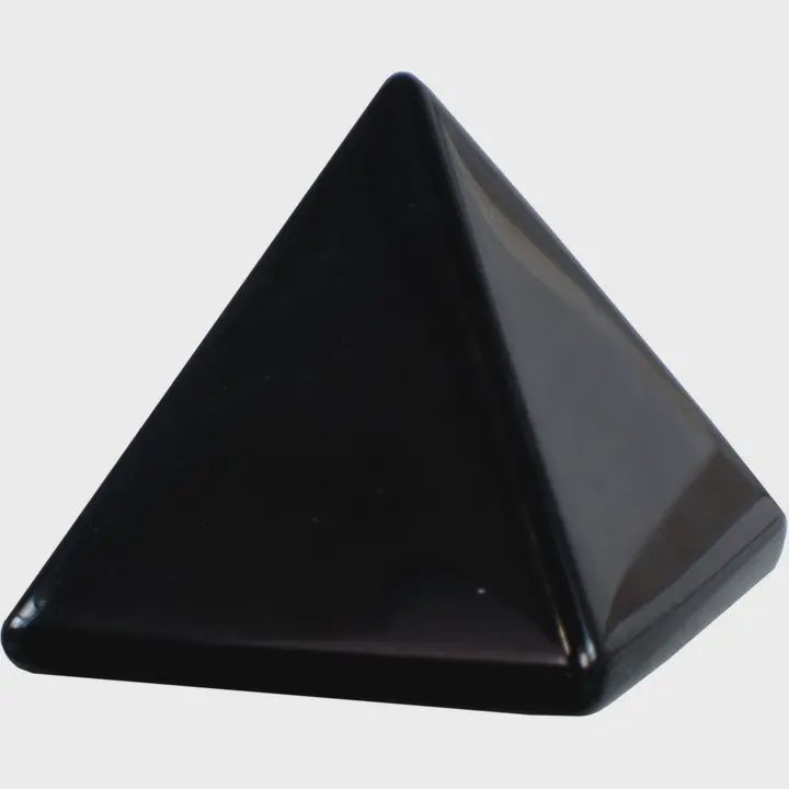 Gemstone Pyramid - Black Obsidian