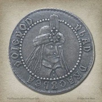 Vlad Dracula Silver 3- Ducat Coin