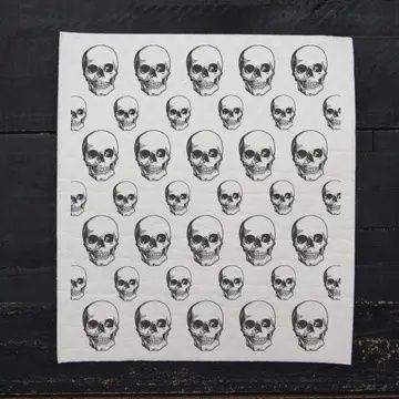 Skull Swedish Dishcloth