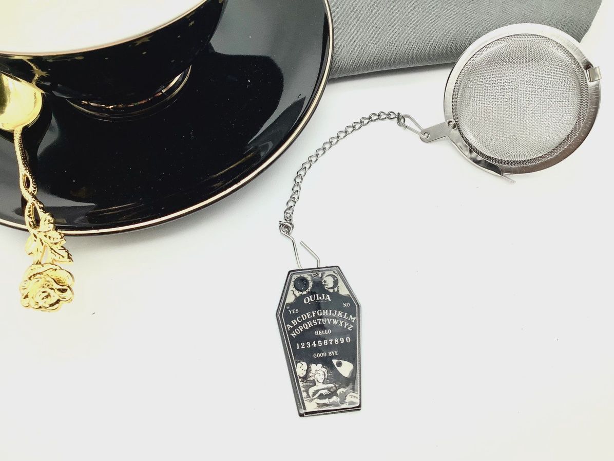 Tea Ball Infuser Ouija Board Coffin