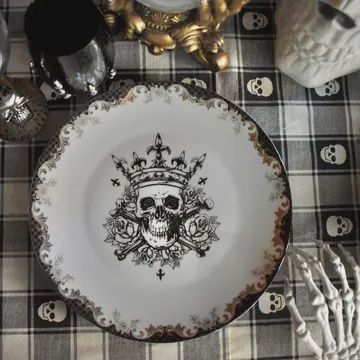 Halloween Skull Plate