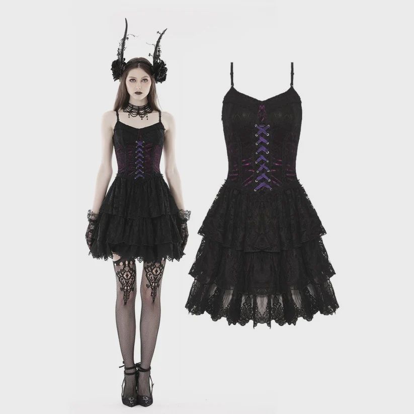 Dark in Love Salvia Dress