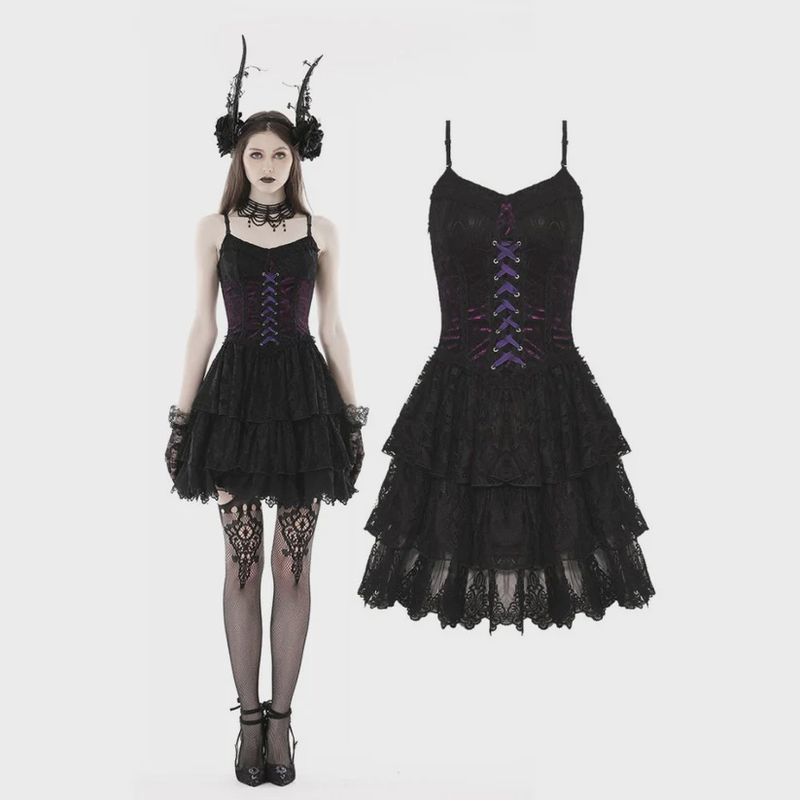 Dark in Love Salvia Dress