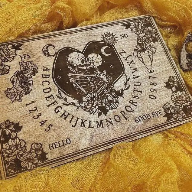 Medium Divination Ouija Board - the Lovers Skeleton Spirit