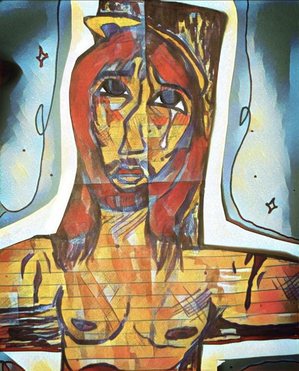 8.5 x 11 - Art Print by Shiloh - Holy Anguish
