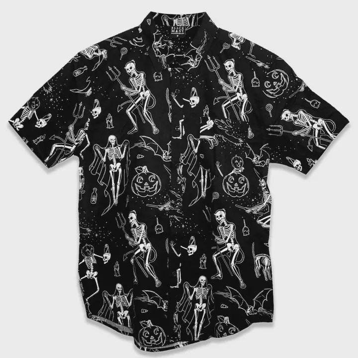 Midnight Mischief Button Down