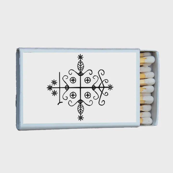 Voodoo Veve Papa Legba Matchbox