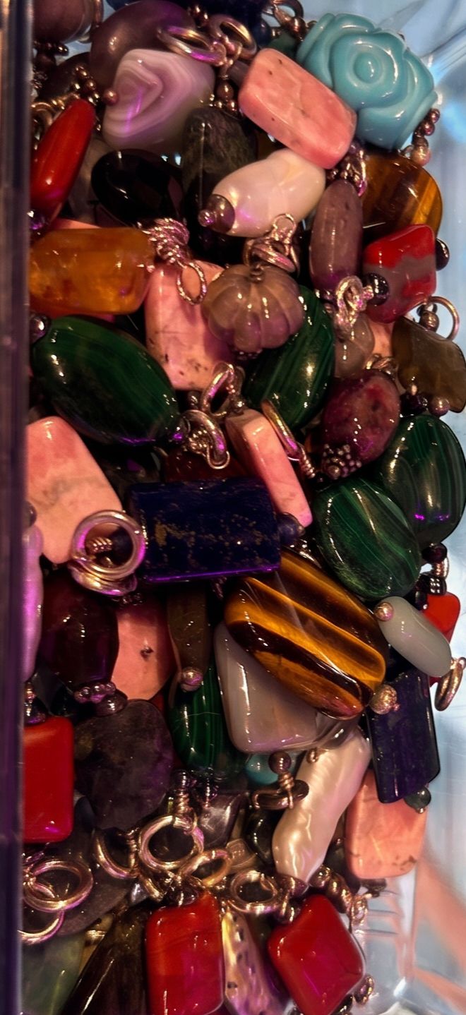 Gemstone pendants assorted