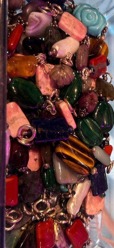 Gemstone pendants assorted