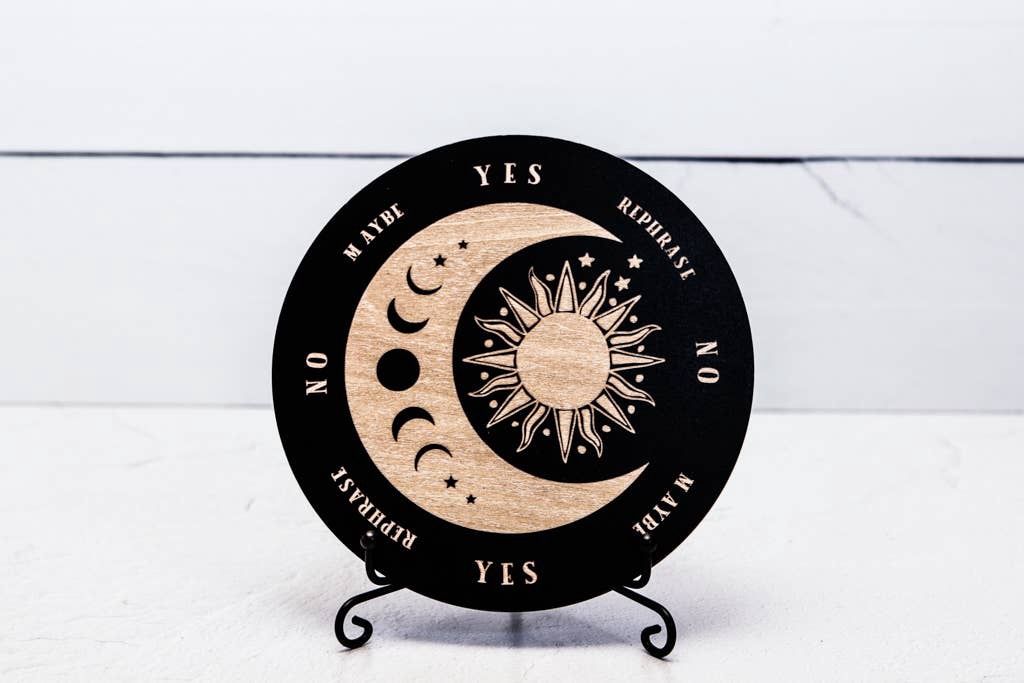 Moon Phases Pendulum Board Metaphysical Intention