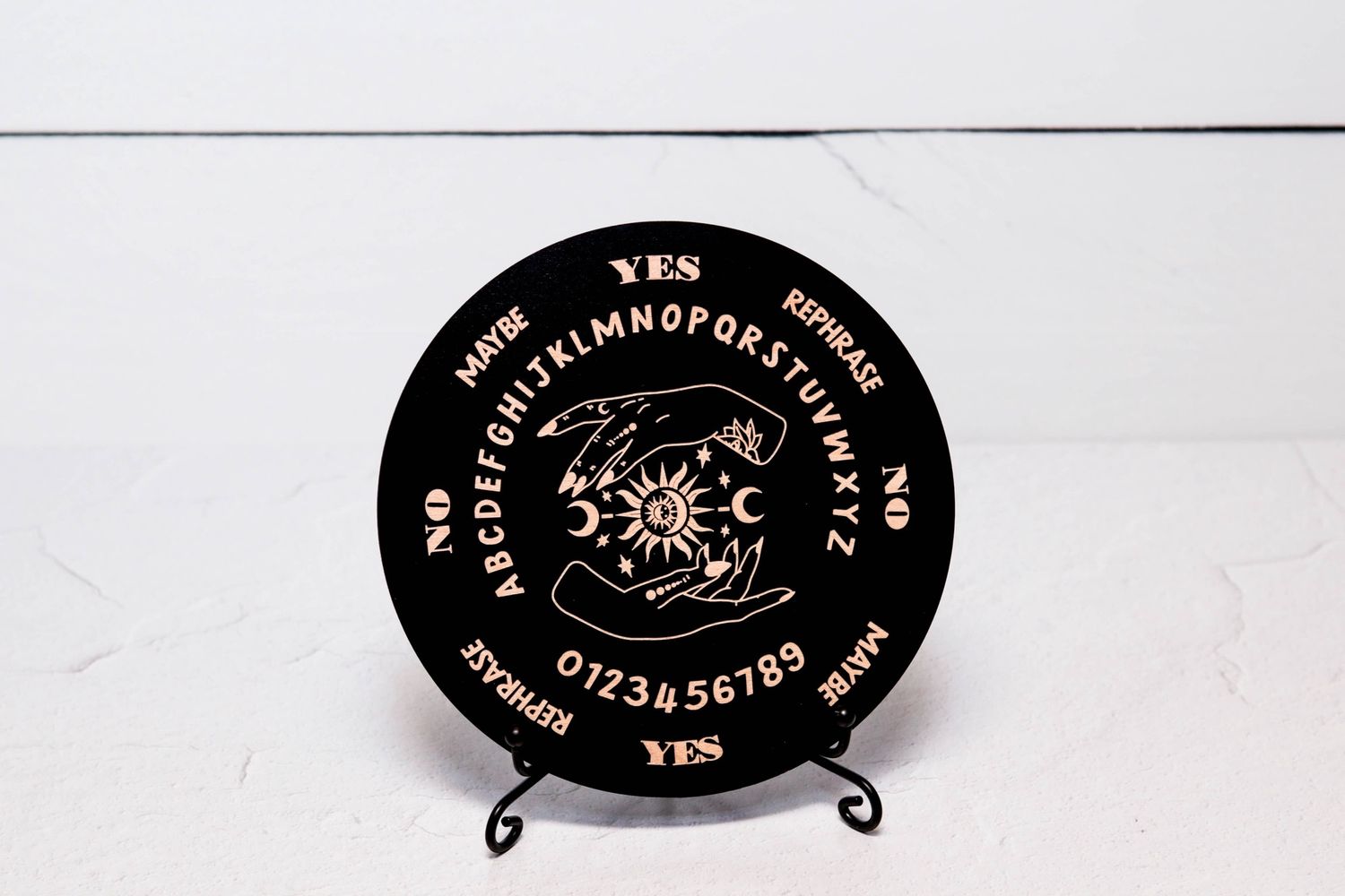 Hands Sun Moon Pendulum Board Metaphysical Intention