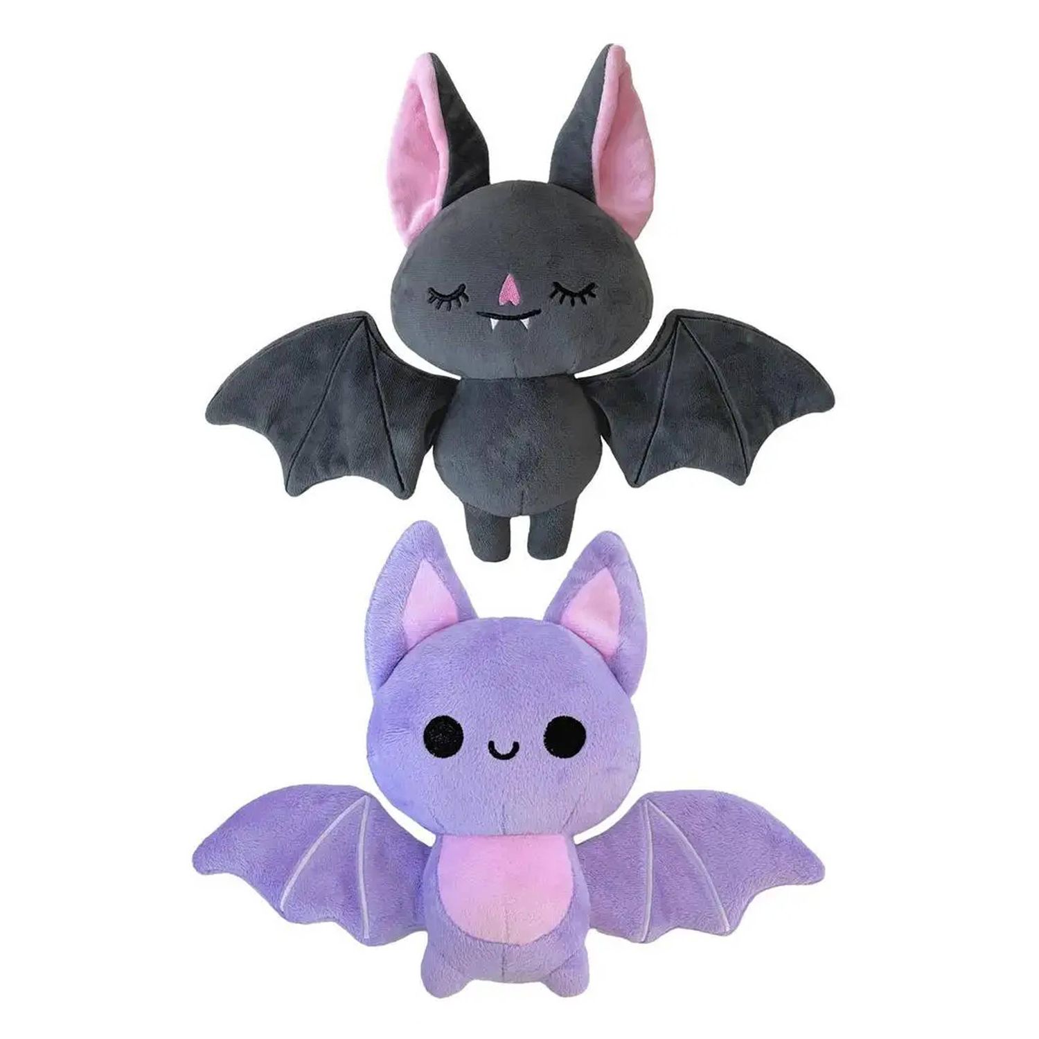Halloween Bat Plush Toy - Pastel Stuffed Animal, 8-Inch