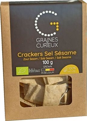 Crackers sel de sésame - GRAINES DE CURIEUX