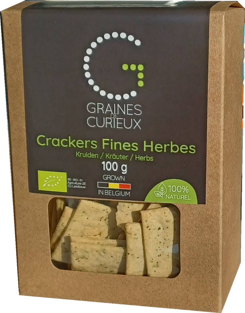 Crackers fines herbes - GRAINES DE CURIEUX