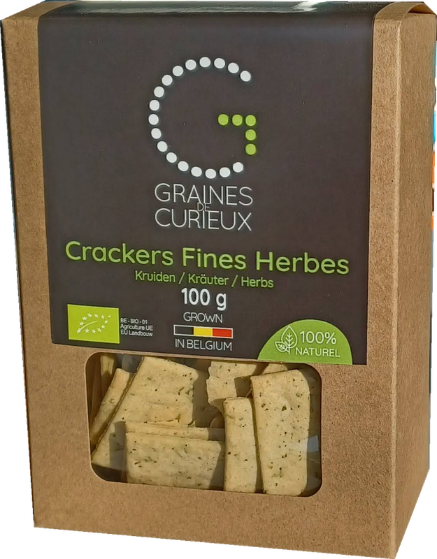 Crackers fines herbes - GRAINES DE CURIEUX