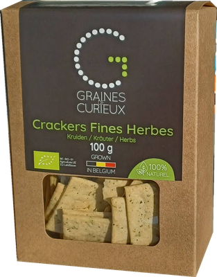 Crackers fines herbes - GRAINES DE CURIEUX