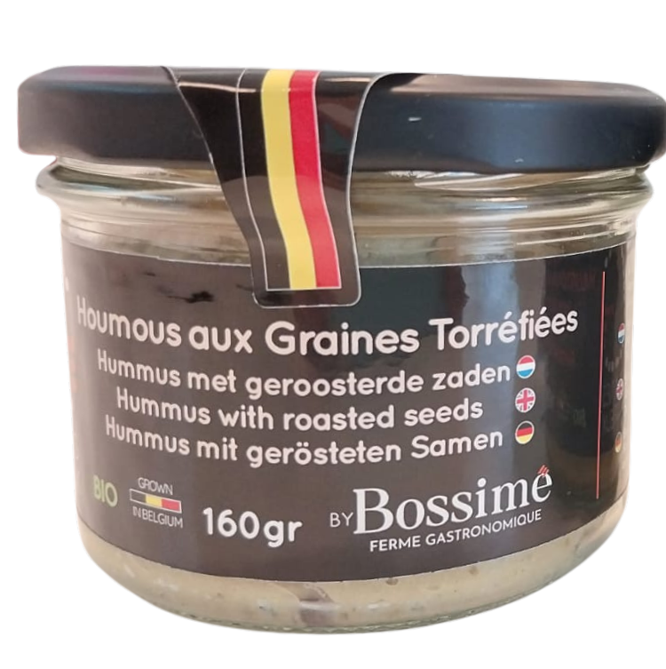Houmous aux graines torréfiées 160gr - GRAINES DE CURIEUX