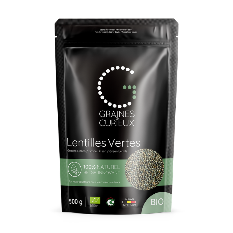 Lentilles vertes - G.DE CURIEUX 500GR Lentilles vertes - G.DE CURIEUX 500GR