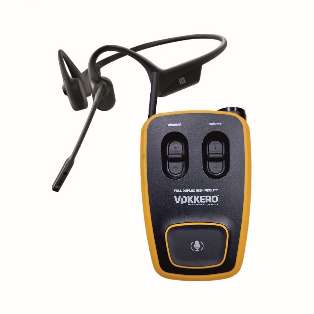 Shokz Bluetooth Headset + Vokkero Guardian Funkgerät