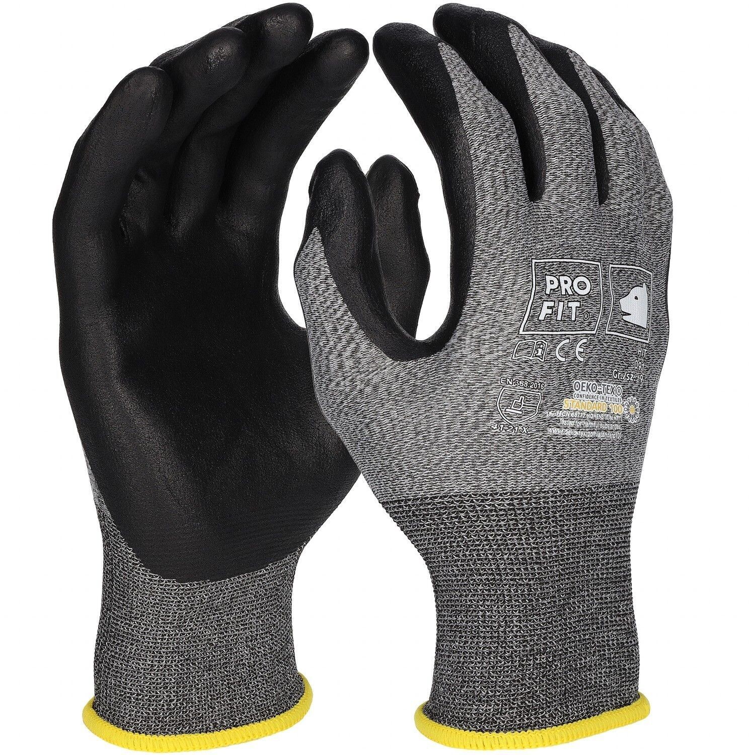 PRO FIT "HIT" Nitrilschaum Feinstrick Handschuh