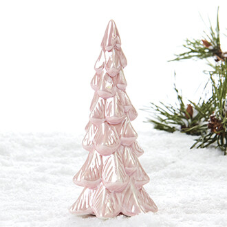 Juletre rosa 14 cm