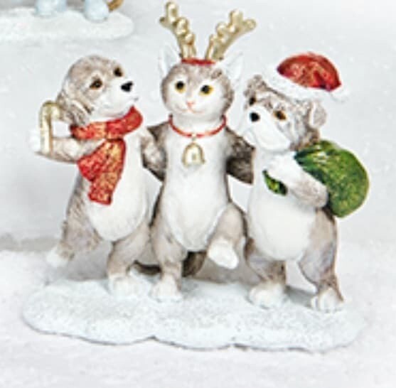 Søt hund/katt figur 12 cm