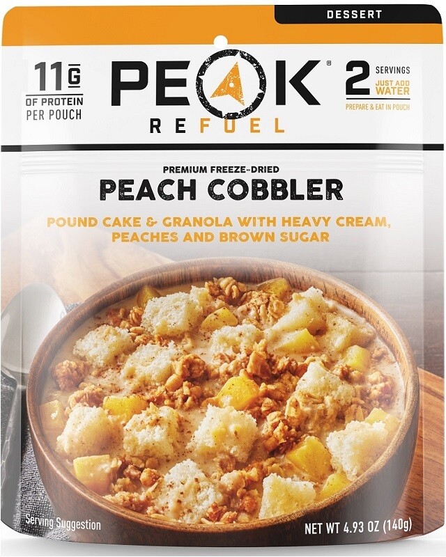 Peak Refuel Peach Cobbler