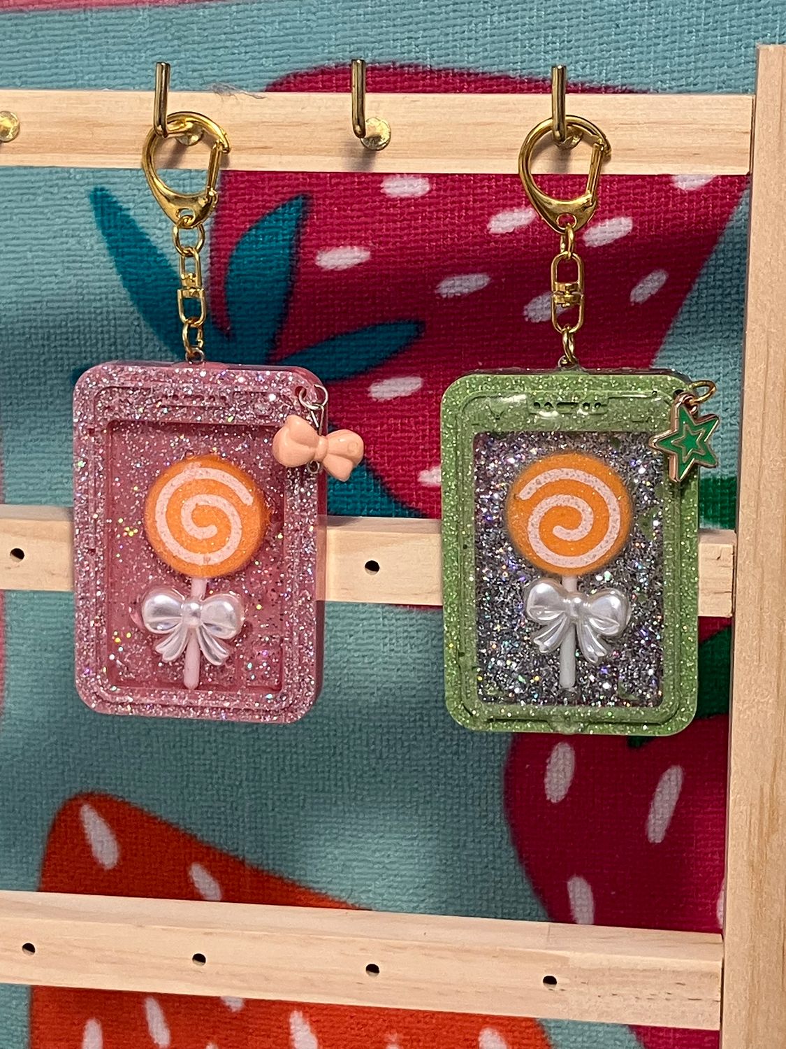 Cellphone Candy Resin Keychain, Backpack Charm